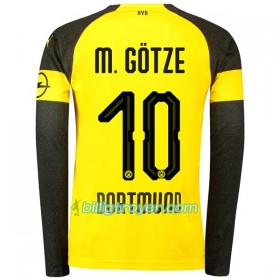 Billige Fotballdrakter Borussia Dortmund M.Gotze 10 Hjemmedraktsett 2018/19 Langermet